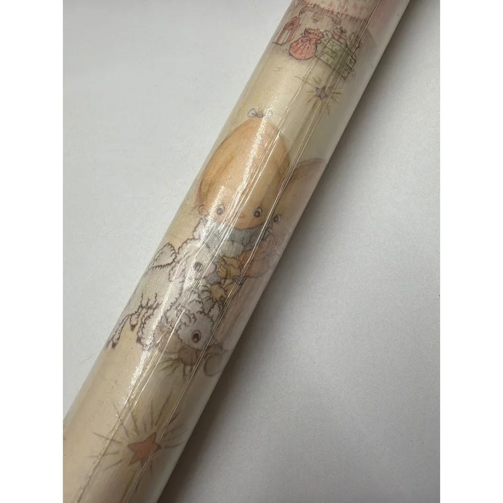 Hallmark Christmas Gift Wrap Precious Moments‎ Children Vintage 20 Sq Ft Roll